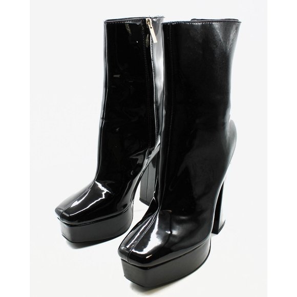 GUESS Women's Byra Platform Block Heel Dress Booties - Picture 4 of 9